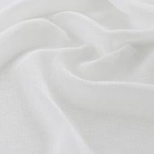 Sorrento White Sheer Eyelet Single Panel Curtain